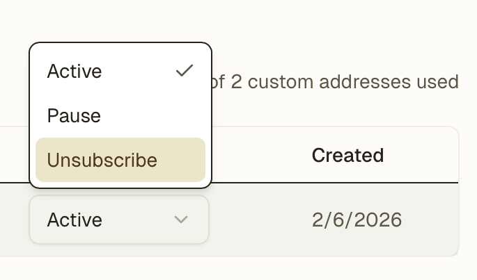 Single Click Control